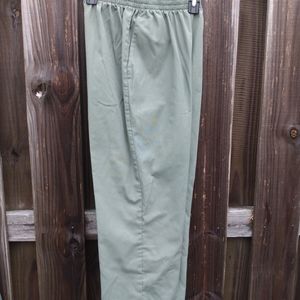 Cherokee olive green scrub pants